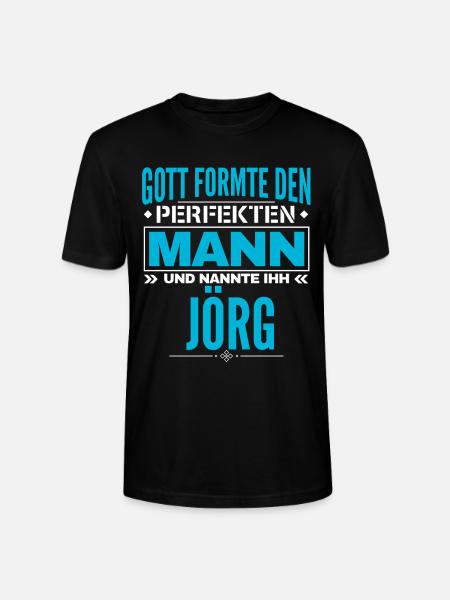 Jörg Name Design - Stanley/Stella Unisex Bio-T-Shirt CRAFTER - Schwarz
