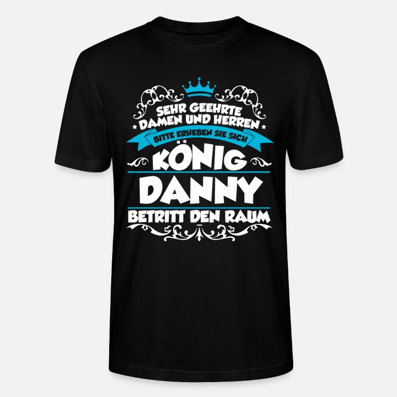 Danny Name Design - Stanley/Stella Unisex Bio-T-Shirt CRAFTER - Schwarz