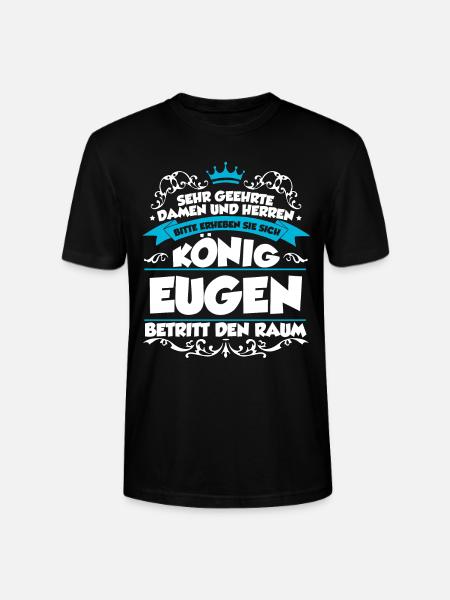 Eugen Name Design - Stanley/Stella Unisex Bio-T-Shirt CRAFTER - Schwarz