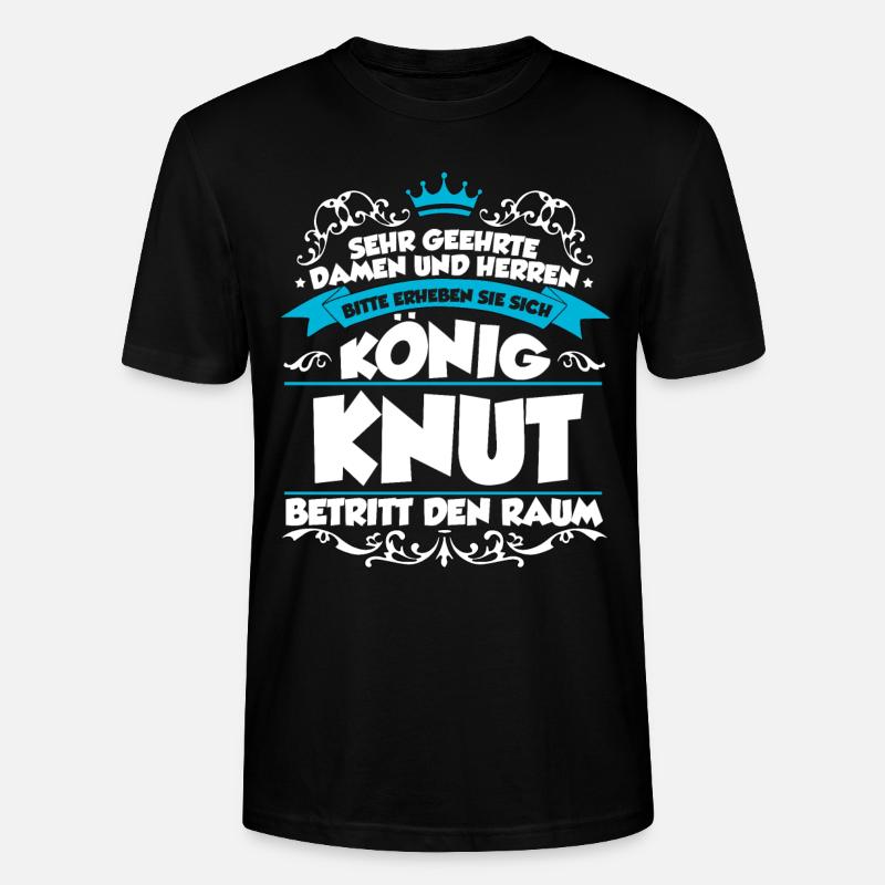 Knut Name Design - Stanley/Stella Unisex Bio-T-Shirt CRAFTER - Schwarz