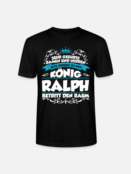 Ralph Name Design - Stanley/Stella Unisex Bio-T-Shirt CRAFTER - Schwarz
