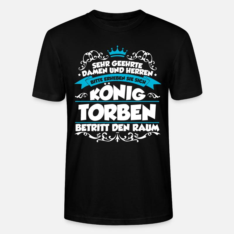 Torben Name Design - Stanley/Stella Unisex Bio-T-Shirt CRAFTER - Schwarz