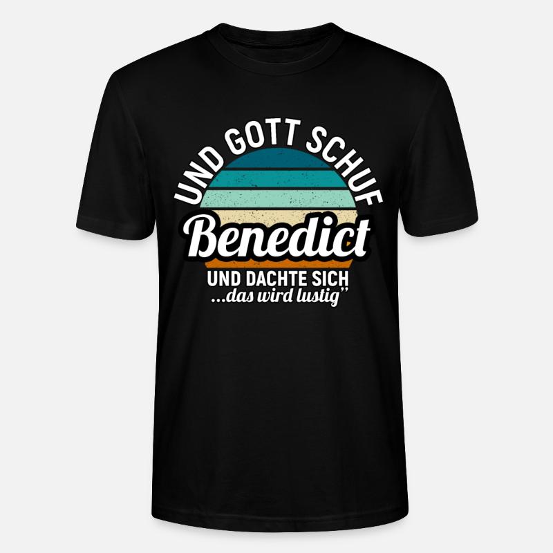 Benjamin - Stanley/Stella Unisex Bio-T-Shirt CRAFTER - Schwarz