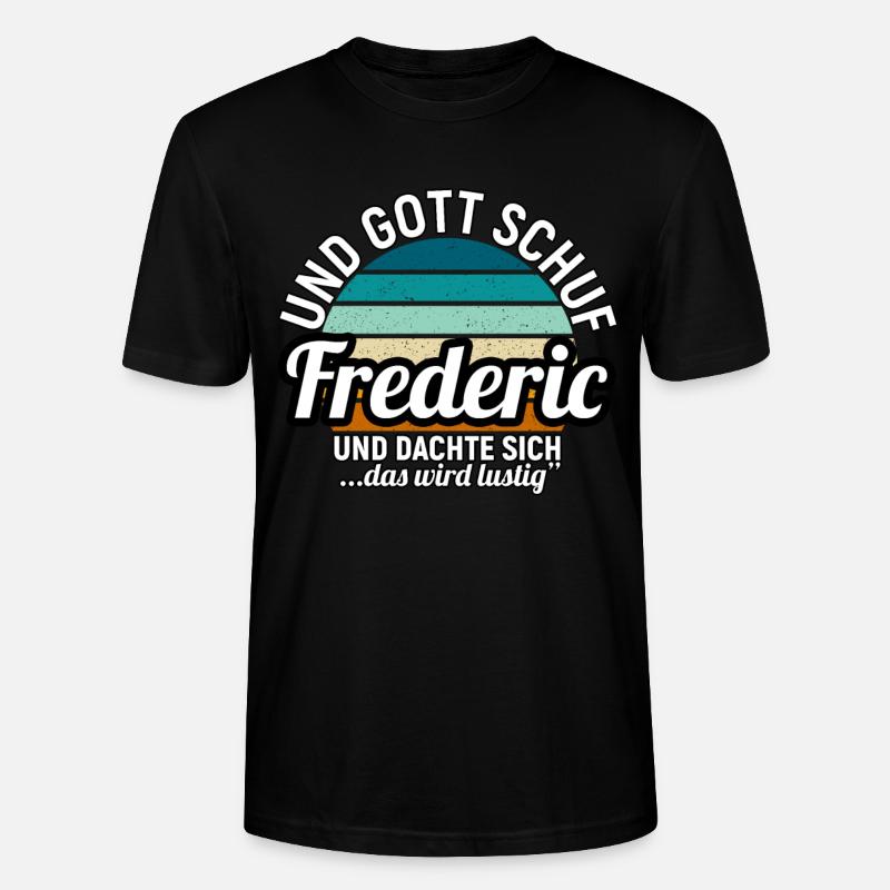 Frederic - Stanley/Stella Unisex Bio-T-Shirt CRAFTER - Schwarz