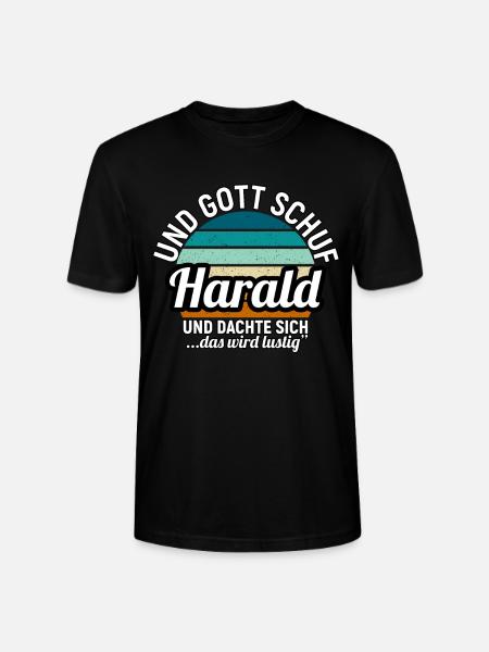 Harald - Stanley/Stella Unisex Bio-T-Shirt CRAFTER - Schwarz