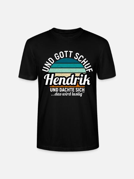 Hendrik - Stanley/Stella Unisex Bio-T-Shirt CRAFTER - Schwarz