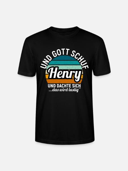 Henry - Stanley/Stella Unisex Bio-T-Shirt CRAFTER - Schwarz