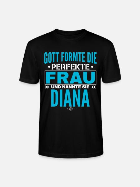 Diana Name Design - Stanley/Stella CRAFTER Unisex Organic T-Shirt - black