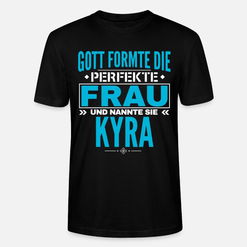 Conception du nom Kyra - T-shirt bio CRAFTER Stanley Stella Unisexe - noir