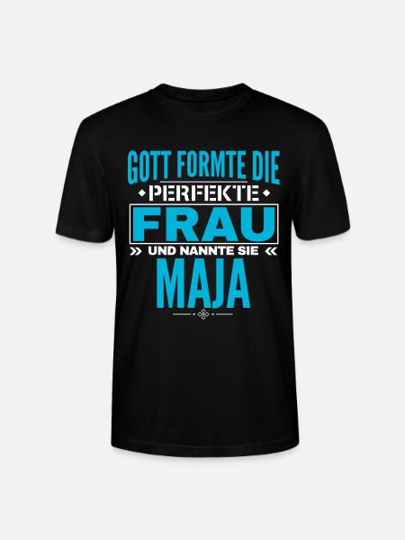 Maja Name Design - Stanley/Stella CRAFTER Unisex Organic T-Shirt - black