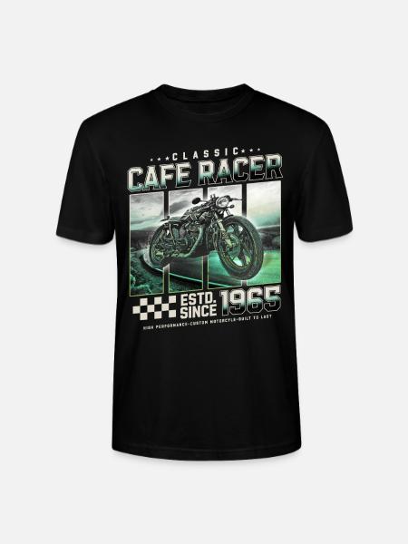 Cafe Racer construit en 1965 - T-shirt bio CRAFTER Stanley Stella Unisexe - noir