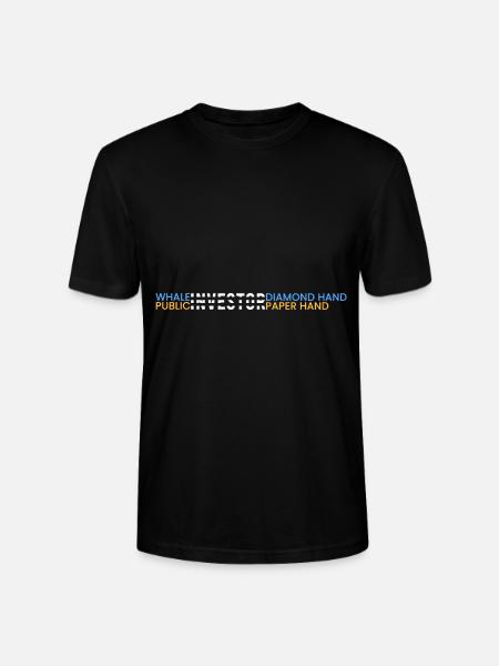 Wal-Anleger = Diamant - Stanley/Stella Unisex Bio-T-Shirt CRAFTER - Schwarz