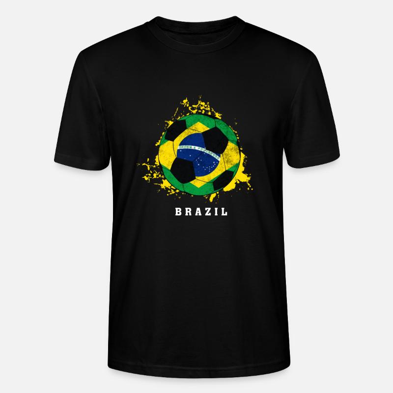  du Brésil - T-shirt bio CRAFTER Stanley Stella Unisexe - noir