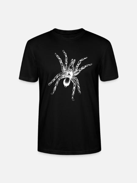 Spinne - Stanley/Stella Unisex Bio-T-Shirt CRAFTER - Schwarz