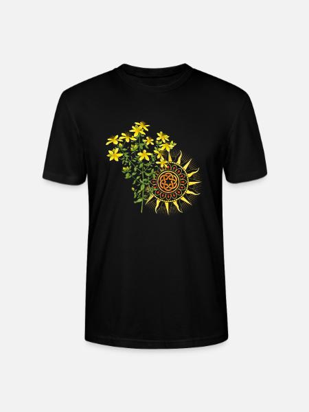 St. John's wort - Stanley/Stella CRAFTER Unisex Organic T-Shirt - black
