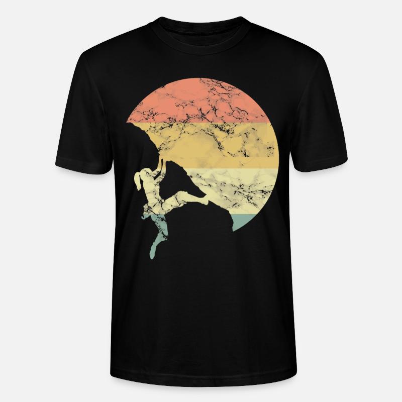 Klettern Mädchen - Stanley/Stella Unisex Bio-T-Shirt CRAFTER - Schwarz