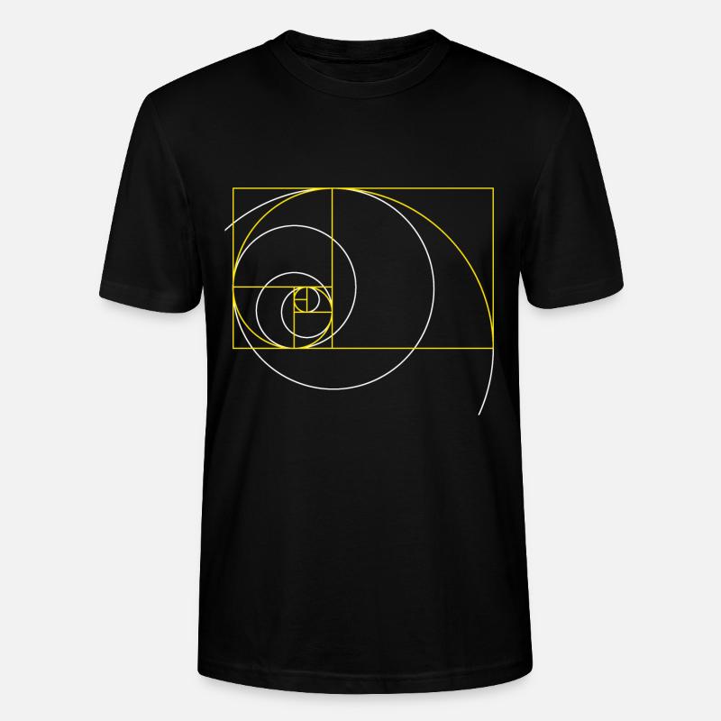 Goldener Schnitt - Stanley/Stella Unisex Bio-T-Shirt CRAFTER - Schwarz