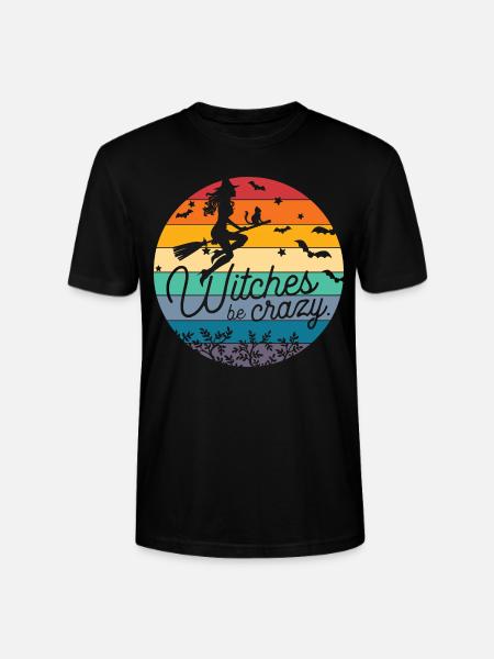 Halloween Hexe Lustiges Geschenk - Stanley/Stella Unisex Bio-T-Shirt CRAFTER - Schwarz