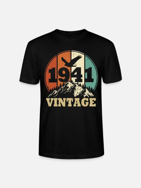 Jahrgang 1941 - Stanley/Stella Unisex Bio-T-Shirt CRAFTER - Schwarz