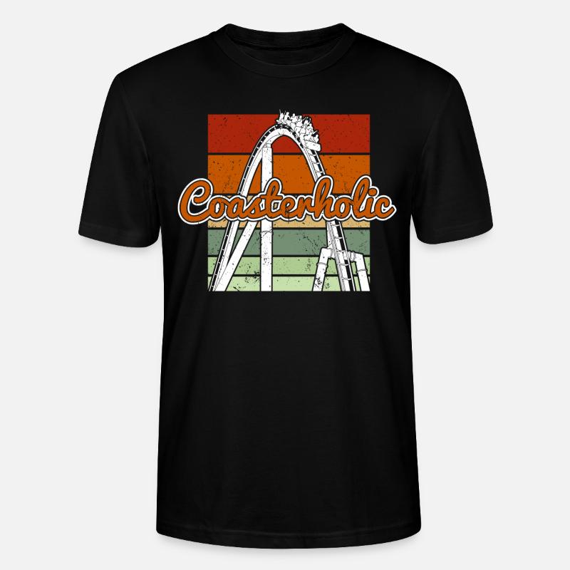 Achterbahn Achterbahn - Stanley/Stella Unisex Bio-T-Shirt CRAFTER - Schwarz