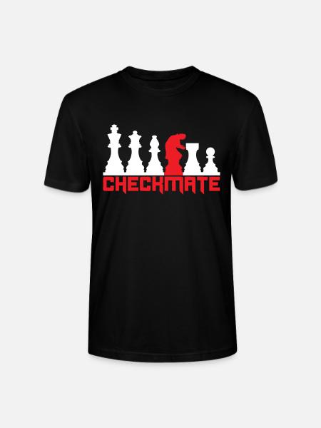 Chess matt - Stanley/Stella CRAFTER Unisex Organic T-Shirt - black
