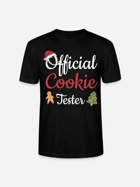 Baking Offical Cookie Tester Cookie - Stanley/Stella CRAFTER Unisex Organic T-Shirt - black