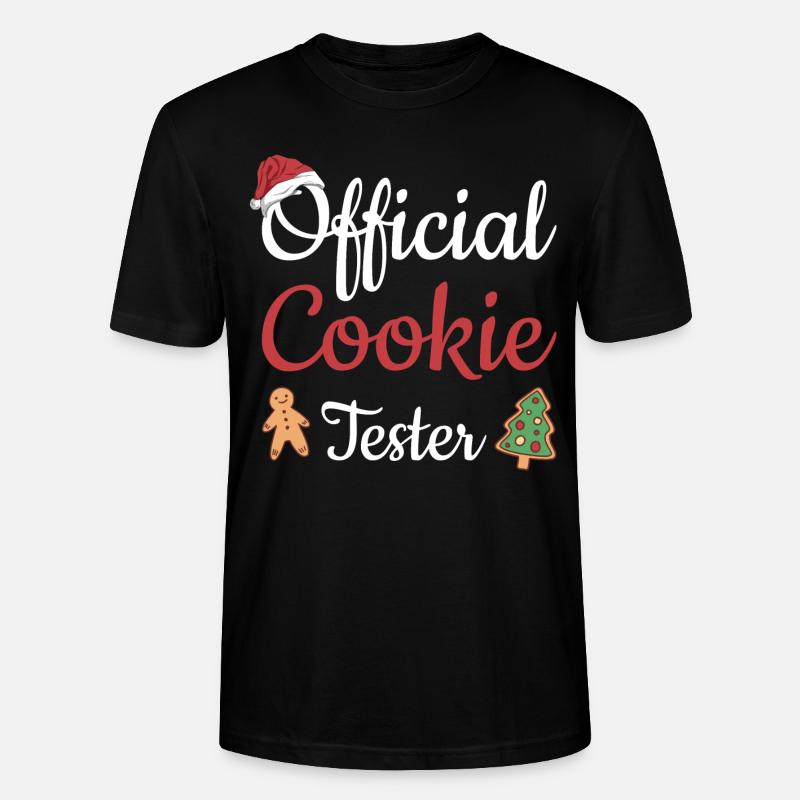 Baking Offical Cookie Tester Cookie - Stanley/Stella CRAFTER Unisex Organic T-Shirt - black