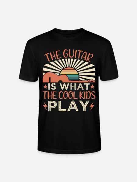 Funny guitar saying - Stanley/Stella CRAFTER Unisex Organic T-Shirt - black