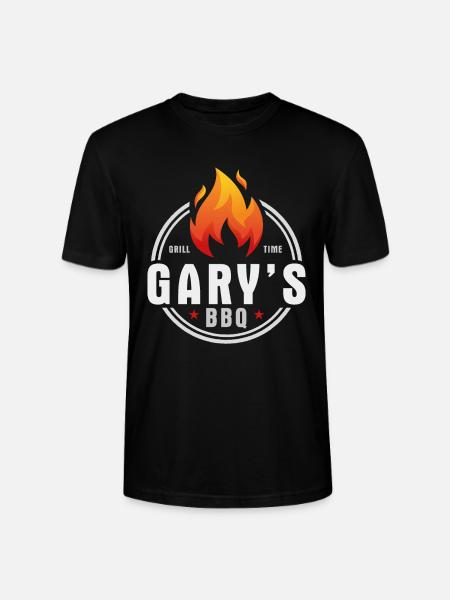 Garys BBQ - Stanley/Stella CRAFTER Unisex Organic T-Shirt - black