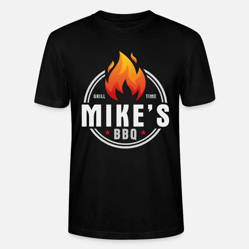 Mikes BBQ - Stanley/Stella Unisex Bio-T-Shirt CRAFTER - Schwarz
