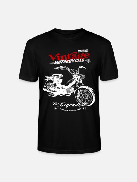 Moped Cult 70s Vintage - Stanley/Stella CRAFTER Unisex Organic T-Shirt - black