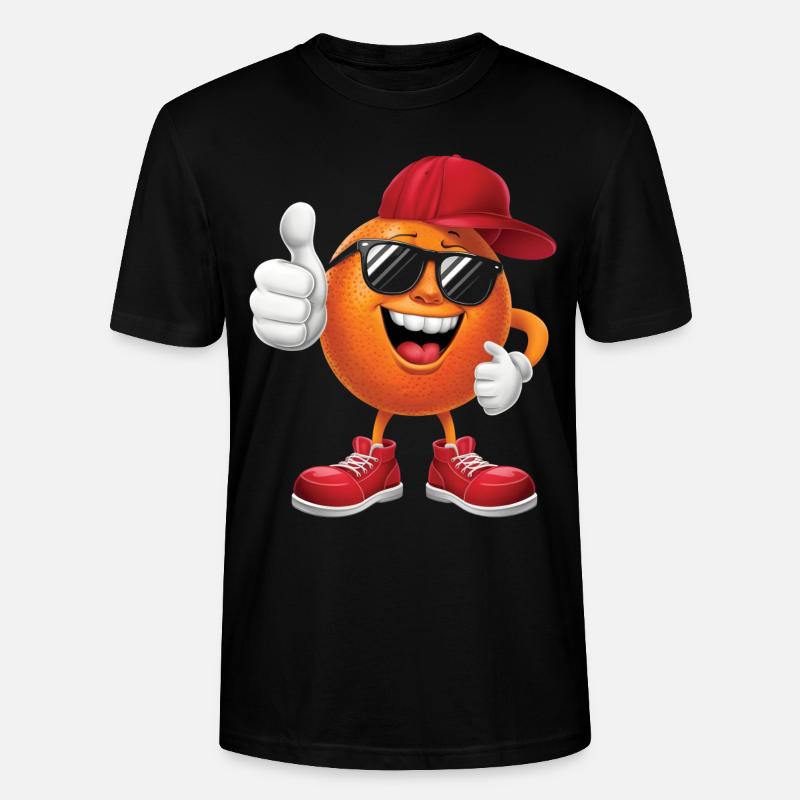 Orange - Stanley/Stella Unisex Bio-T-Shirt CRAFTER - Schwarz