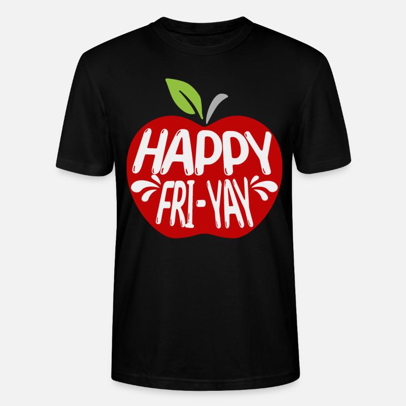 Humor Friday Lehrer-Wochenende - Stanley/Stella Unisex Bio-T-Shirt CRAFTER - Schwarz