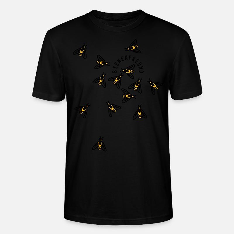Bienen - Stanley/Stella Unisex Bio-T-Shirt CRAFTER - Schwarz
