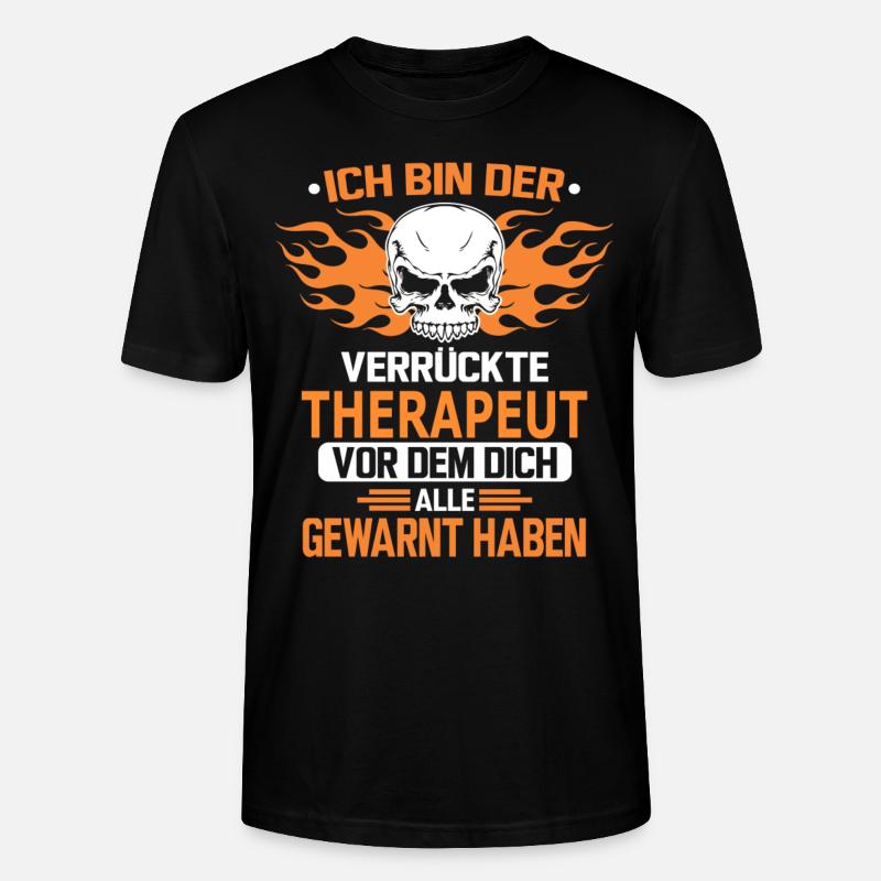 THERAPEUT - Stanley/Stella Unisex Bio-T-Shirt CRAFTER - Schwarz
