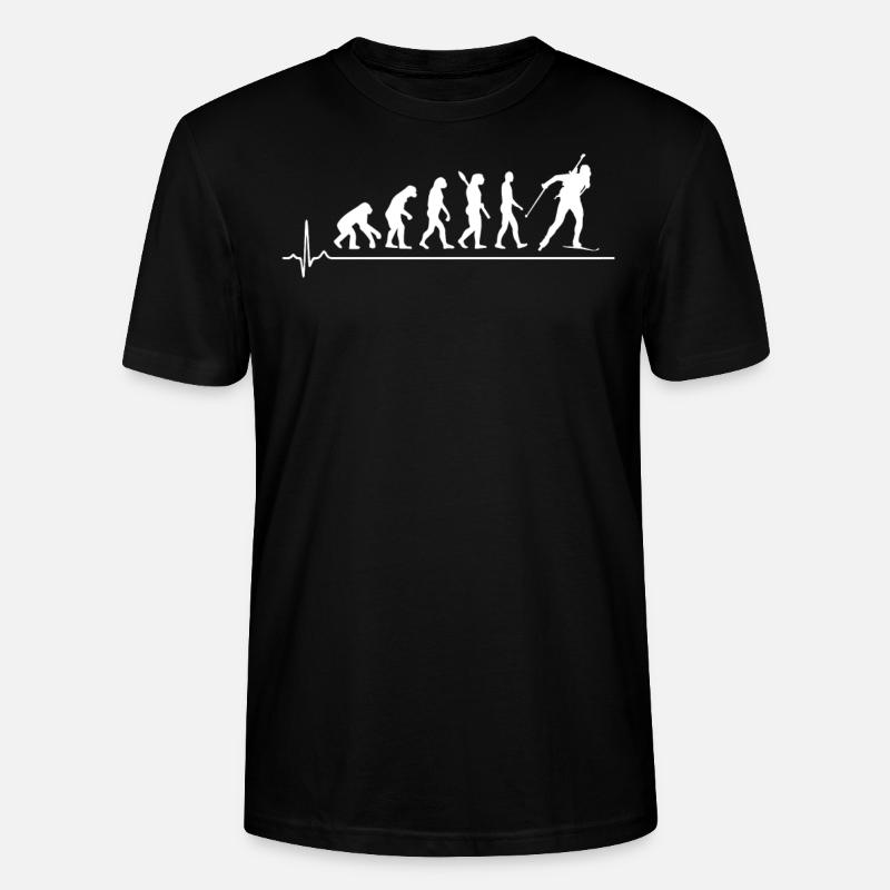 Biathlon Evolution - T-shirt bio CRAFTER Stanley Stella Unisexe - noir