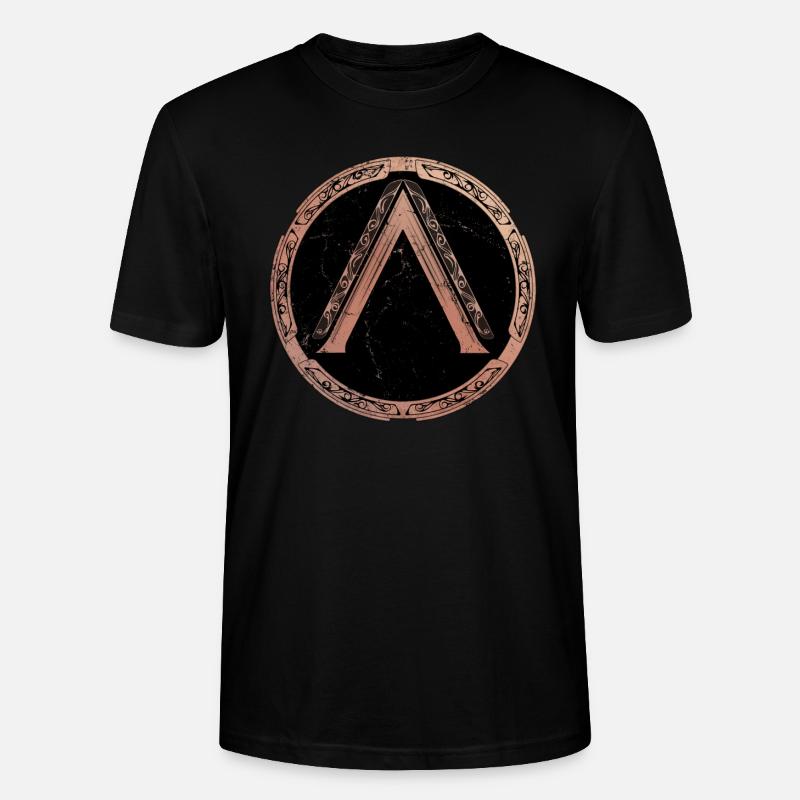 Sparta Lambda Symbole - T-shirt bio CRAFTER Stanley Stella Unisexe - noir