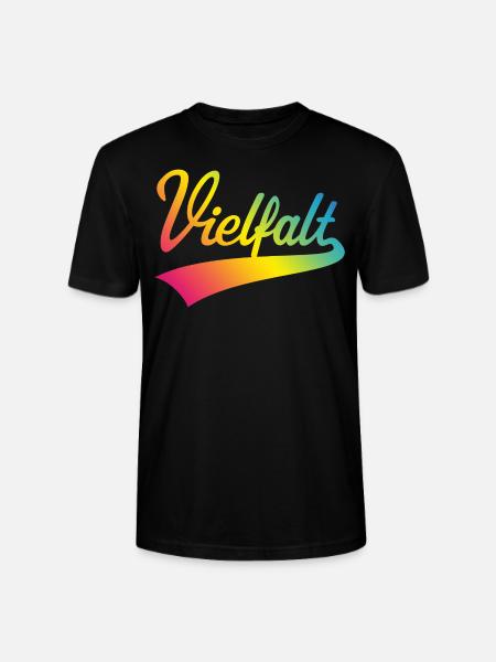 Vielfalt (Diversity / PNG) - Stanley/Stella Unisex Bio-T-Shirt CRAFTER - Schwarz