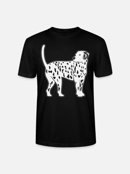 Dalmatian Dog Dog Lovers Gift - Stanley/Stella CRAFTER Unisex Organic T-Shirt - black