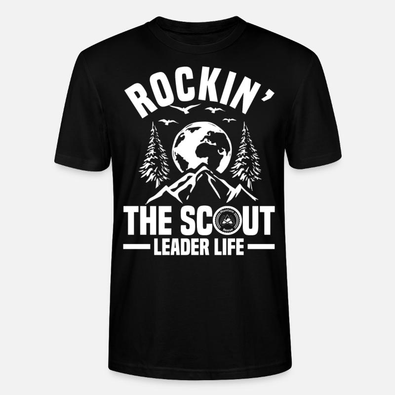 Pfadfinderleiter | Pfadfinder Scouting Geschenk - Stanley/Stella Unisex Bio-T-Shirt CRAFTER - Schwarz