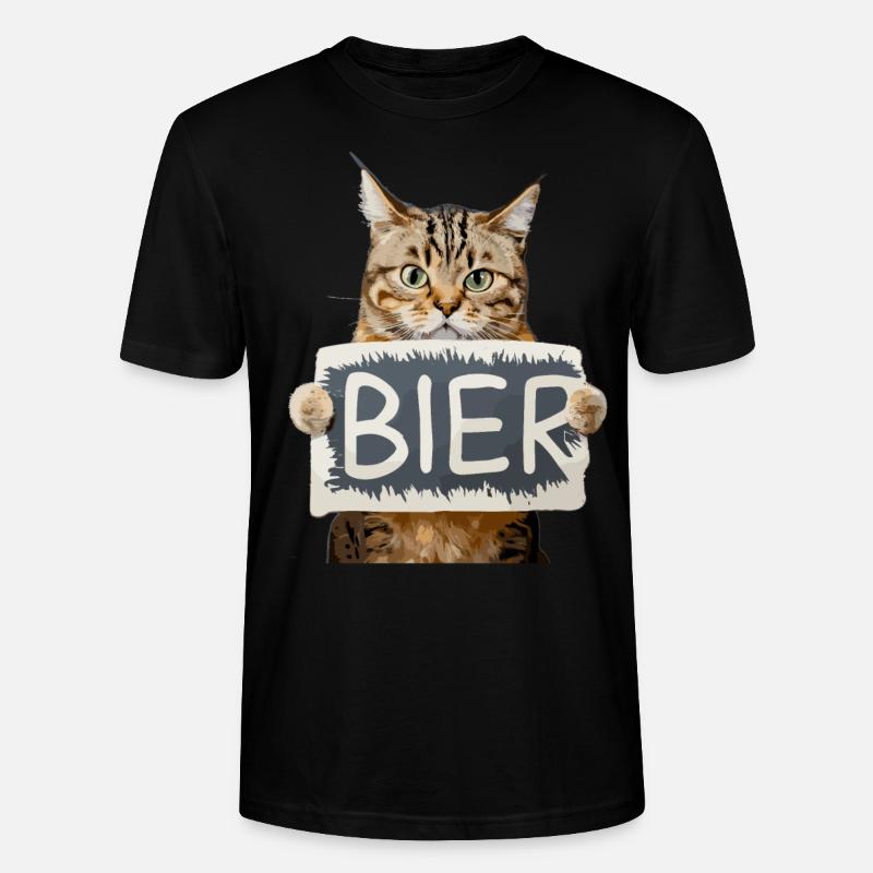 Bier - Stanley/Stella Unisex Bio-T-Shirt CRAFTER - Schwarz