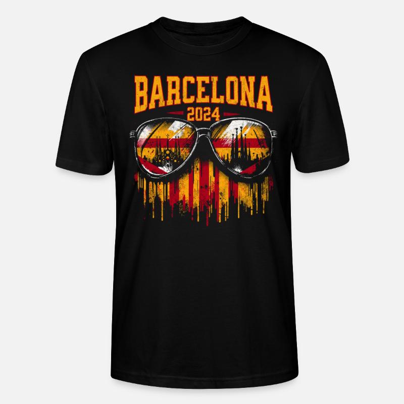 Barcelone 2024 - T-shirt bio CRAFTER Stanley Stella Unisexe - noir