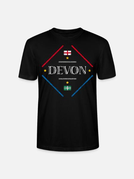 Devon England - Stanley/Stella Unisex Bio-T-Shirt CRAFTER - Schwarz