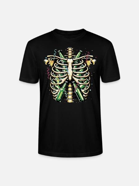 BIER BRUSTKORB Party-Design - Stanley/Stella Unisex Bio-T-Shirt CRAFTER - Schwarz