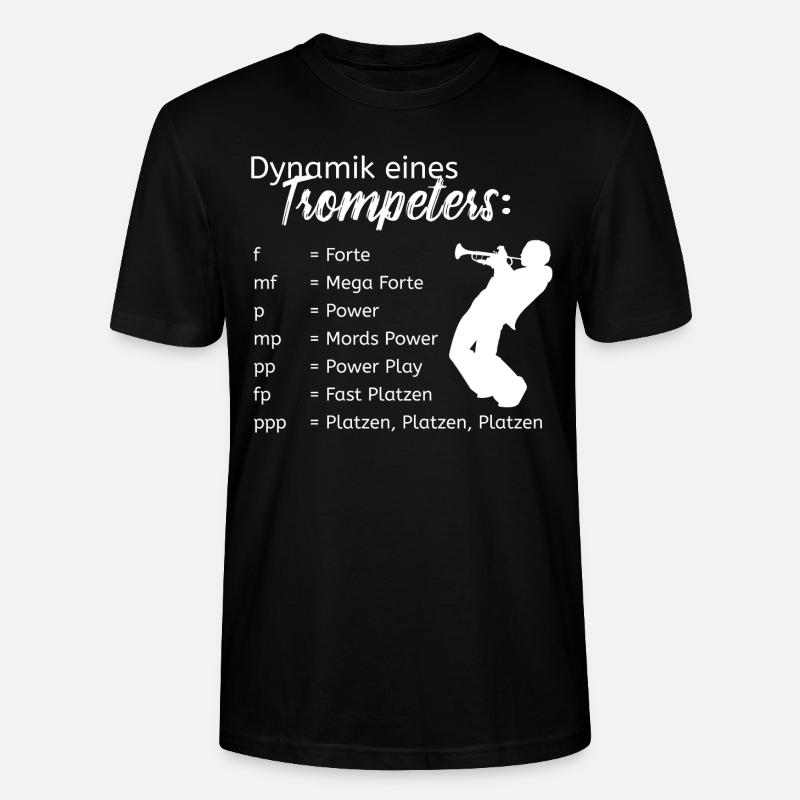 Dynamik eines Trompeters - Stanley/Stella Unisex Bio-T-Shirt CRAFTER - Schwarz