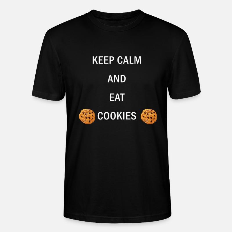 Keep Calm Cookies - Stanley/Stella Unisex Bio-T-Shirt CRAFTER - Schwarz