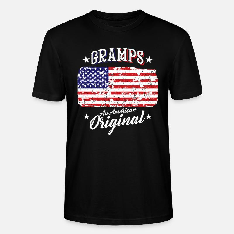 America - Stanley/Stella Unisex Bio-T-Shirt CRAFTER - Schwarz