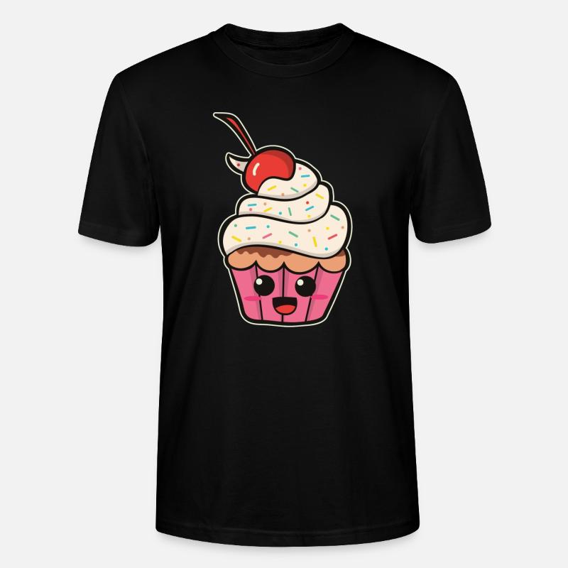 Petit gâteau mignon - T-shirt bio CRAFTER Stanley Stella Unisexe - noir