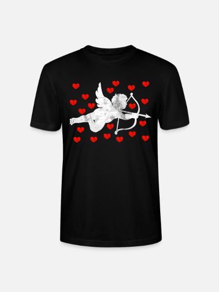 Angel cupid - Stanley/Stella CRAFTER Unisex Organic T-Shirt - black