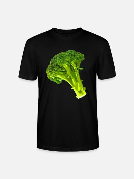 broccoli - Stanley/Stella CRAFTER Unisex Organic T-Shirt - black